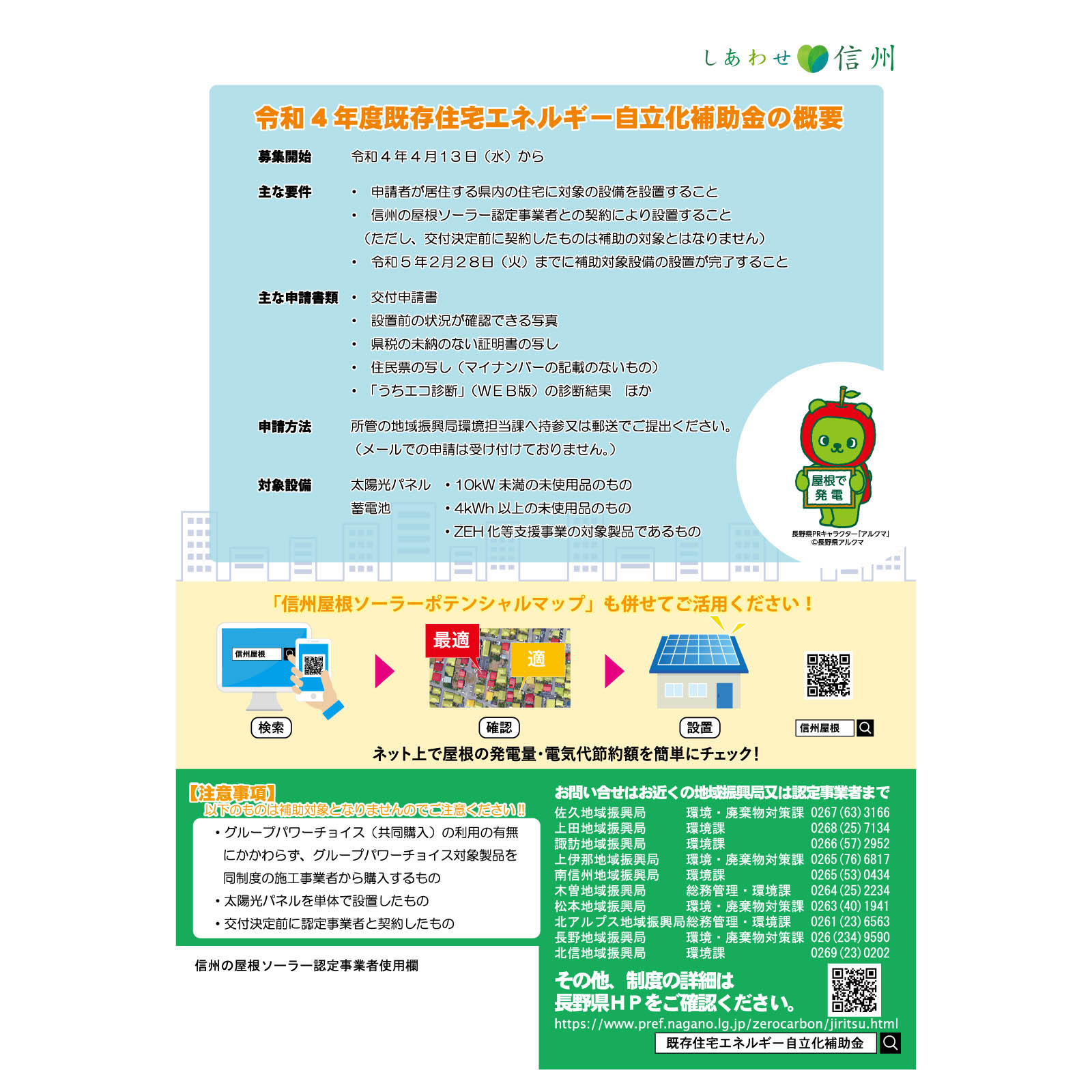 長野県補助金　裏